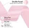 Pink Satin Ribbon 1-1/2 Inch Pink Ribbon Lux Satin Double Faced Satin Ribbon by 50 Yards Polyester Satin Ribbon for Crafts, DIY Crafts, Satin Weddings, Flower Bouquet, Holiday Decorating